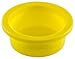Caplugs QWF11-21AO1 Plastic Tapered Cap and Plug with Wide Thick Flange WW-WF-11-2, PE-LD, Cap OD 0.497" Plug ID 0.631", Yellow (Pack of 1300)