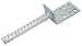 Produktbild L - Pfostenträger 80 x 40 x 4 mm Stahl verzinkt 1 Stück - verzinkt 145mm Dolle