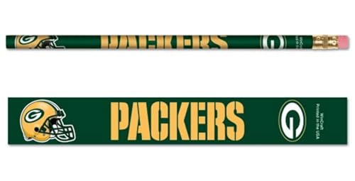 Crayons Green Bay Packers paquet de 6 accessoire écriture et dessin NFL