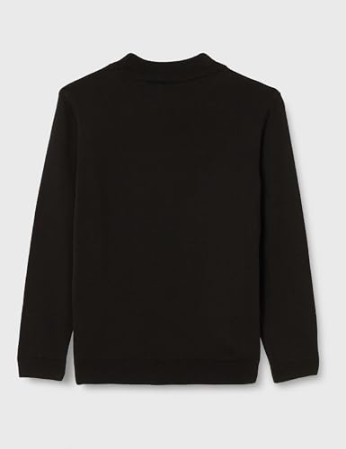 Pull-Over Filles Koton idéal pour l'école en maille noire basique - 3