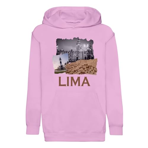 Sweat à capuche enfant Lima Pérou hoodie voyage pour garçon et fille