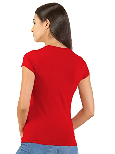 Image of Lyra Women's Cotton Regular Fit T-Shirt