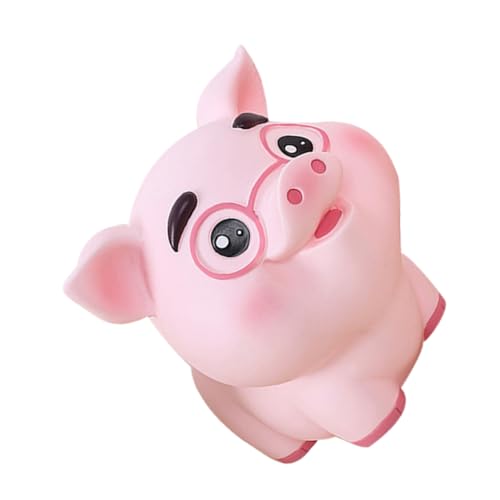 HAMPPLIES Salvadanaio Piggy Forma Maiale Design e Adorabile Compatto e Resistente Arredamento per Camera e Scrivania per Ogni Occasione