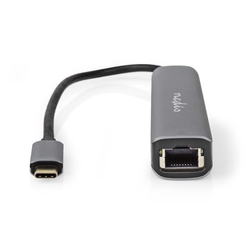 Station d'accueil USB 3.2 Gen 1 Type-C Nedis Anthracite pour ordinateur portable - 3