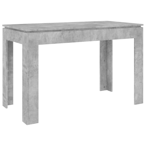 vidaXL Table à Manger, Table à Dîner, Meuble de Salle à Manger, Table de Repas Cuisine Maison Intérieur, Moderne, Gris Béton Bois d’Ingénierie