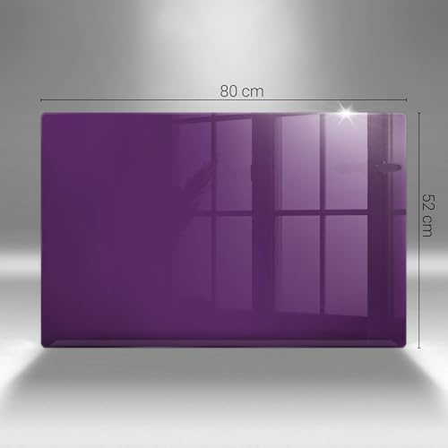 Plaque de protection induction violette 80x52cm Wallfluent pour plan de cuisson - 7