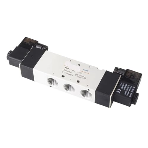 Électrovanne 4V430C-15 évite les pertes d'air sur vérin double effet - 4