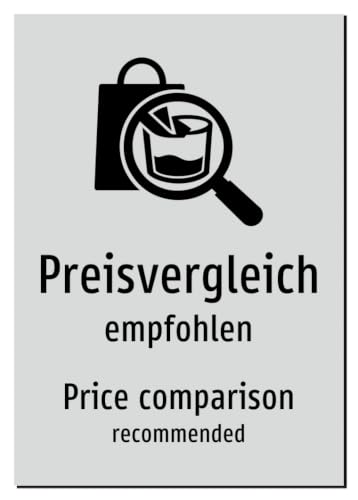 54108-DEEN-S-08 | Preisvergleich Schild/Aufkleber – Deutsch Englisch –