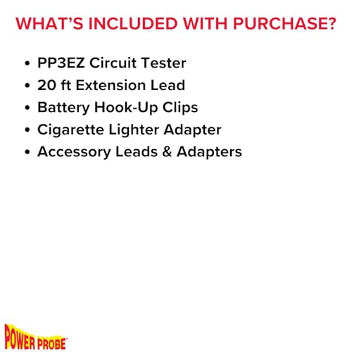 Sonda de potencia 3Ez con estuche protector kit Carb para taller eléctrico 7