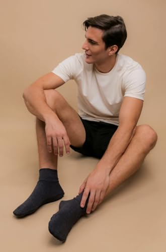 Image of Cottonique Latex-Free Adult Booties made from 100% Organic Cotton (2 pairs /pack)