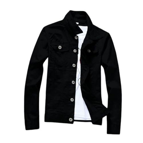 Veste tendance en denim pour homme idéale pour les sorties d'automne
