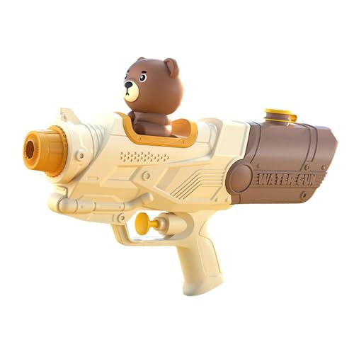 Outdoor Water Spray Toy Sprinkler for Kids Ages 3+, Large Capacity Tank, Beach & Garden Water Game, Brown- Braun [���s�A���i]