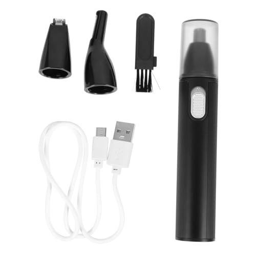 SMASOLO Recortadora Eléctrica de Nasal Recargable para Mujer Portátil y Kit Multifunción Negro Fácil Limpieza y Diario