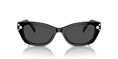 Swarovski Women's Sk6019f Low Bridge Fit Oval Sunglasses