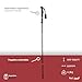 Imagen de Bastón Trekking Aluminio Negro Plegable y Extensible 100-115cm