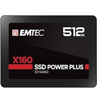 Emtec X160 2.5" 512 GB Serial ATA III QLC 3D NAND