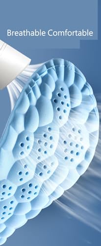 Image of 4D Cloud Technology Insole - Super Soft Comfort Insoles, Soft Foot Protection Cloud Feeling Insole, U-Shape Memory Foam Insoles, 4D Sports Memory Foam Insoles (Black-A, Men 11.5-12.5 /Women 13-14)