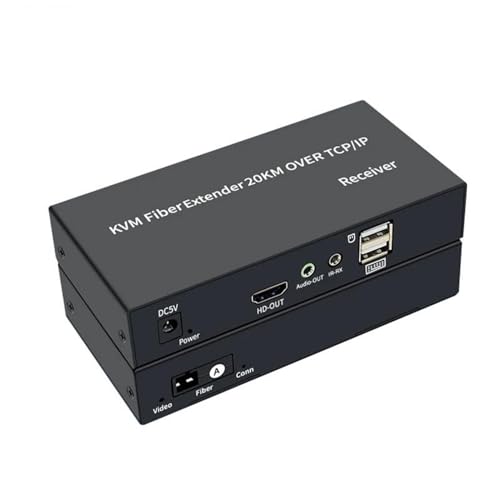 Conmutador KVM USB para controlar ordenadores a distancia en oficinas modernas y centros de mando 1