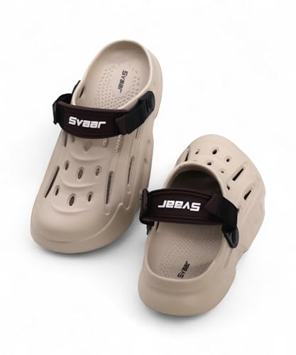 Image of SVAAR Designer Clogs, Lightweight Sandals with Adjustable Back Strap for Men