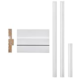 ARKHJEM Door Jamb Frame kit, Primed Composite Door Frame Kit, Pine Wood, DIY Adjustable Size, 1.06 in. x 4.53-5.51in. x 81.65 in