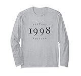 Photo Gallery edizione vintage 1998 - anno di nascita, compleanno o anniversario maglia a manica Photo Gallery edizione vintage 1998 - anno di nascita, compleanno o anniversario maglia a manica