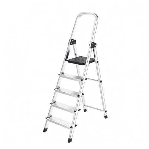 Scala in Alluminio - Portata 150kg, Certificata EN131 - Antiscivolo,