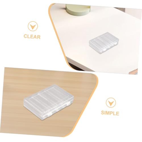 2 sets organizadores transparentes para monedas caja exhibidora miniatura 3