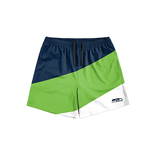 Image of FOCO NFL Mens NFL Team Logo Side Stripe Training Shorts