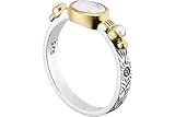 canyoning amden Anhänger: 8 mm. Canyon Bijoux Ring Cabochon aus Sterling-Silber 925, passiviert, Mondstein, 2,8 g, T56