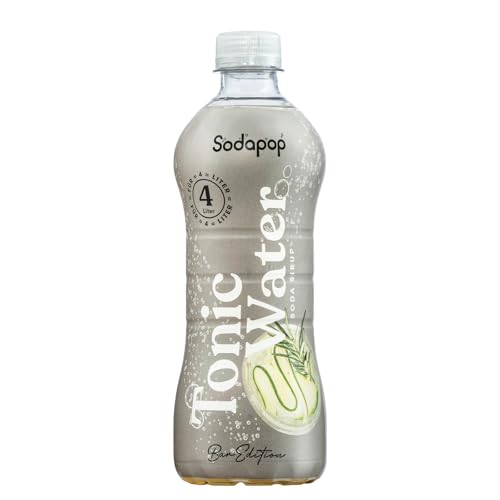 Sodapop Sirup Tonic Water Bar Edition 500ml für bis zu 4 Liter Fertiggetränk perfekt zum Mixen von Cocktails und Longdrinks