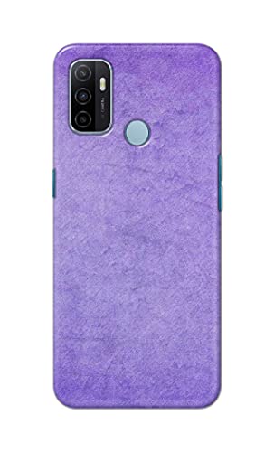 Image of Plain Purple Hard Back Case Cover for Oppo A53 (2020) / A53S (2020) / Oppo A32 (2020) / Oppo A33 (2020) Back Cover -(J5) VNS2226