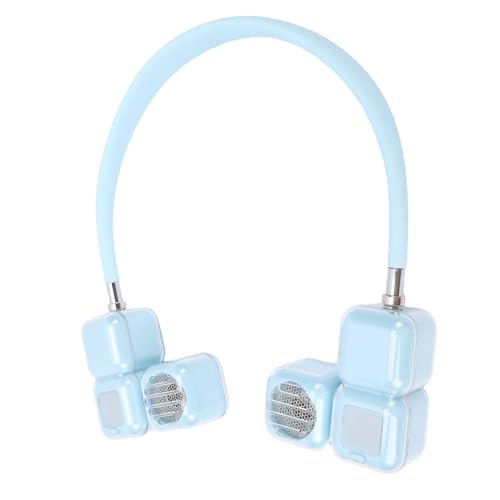 Ventilador de cuello recargable para combatir el calor de forma ligera 8