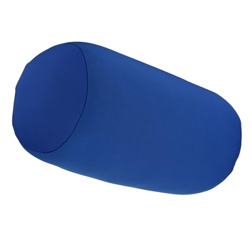 DIRBAK Almohada de Soporte para el Cuello de Viaje por microperios: Almohada de Almohadilla cilíndrica Suave para el hogar, el automóvil y el avión (Blue)