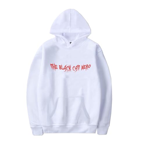 Xkpopfans Kpop Hoodie New Album The Black CAT Nero Sweatshirt San Mingi Seonghwa Pullover S White