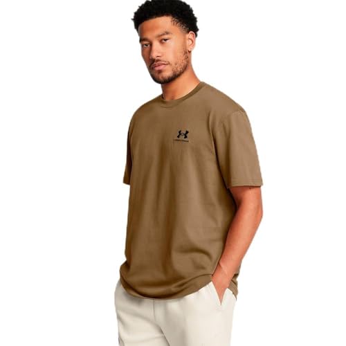Under Armour Logo Embossed Heavyweight Short Sleeve T-Shirt L