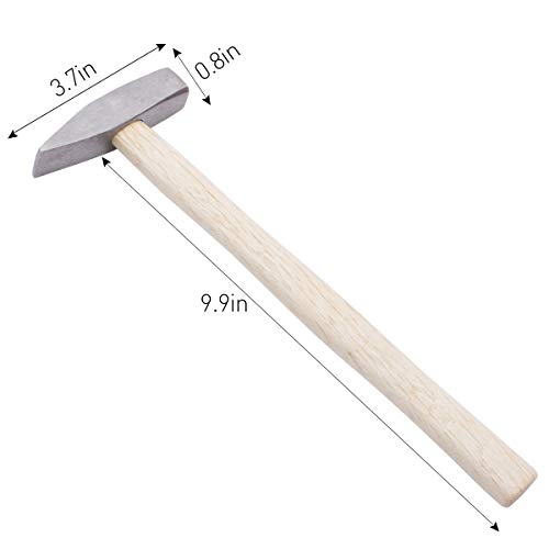 Convy GJ-0139 Engineers Machinist Hammer with Wooden Handle 200G - Thumbnail 2