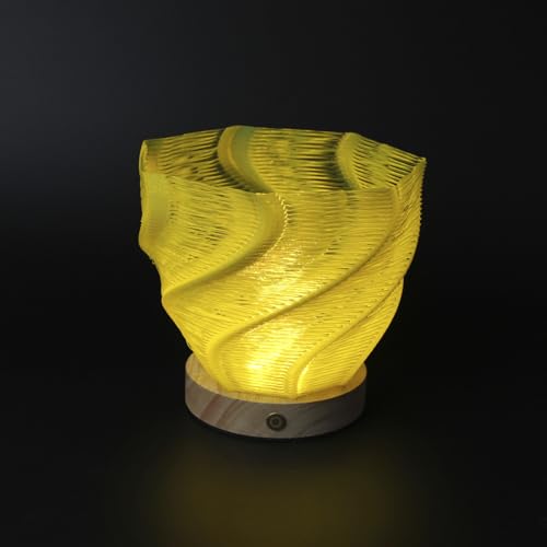Image of Polymaker Panchroma Translucent PLA Filament 1.75mm, 1kg, Yellow | Neatly Wound, Semi Transparent PLA, Easy Print & Smooth Feeding, Compatible with Bambu Lab & Most 3D Printers
