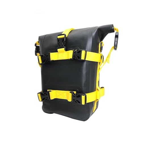 �o�C�N�p�p�j�A�o�b�O �T�h���o�b�O NT1100 CBR650R �ɓK������ �A�t���J�c�C�� CRF1000L �o�C�N�t���[���N���b�V���o�[�h���o�b�O �o���p�[�C���c�[�����[�o�b�O(1 Piece Black Yellow)