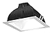 RAB Lighting NDLED6S-50Y-W-S LED Trim Mod 6 Square 3K LED 50-Degree White Cone Silver Ring