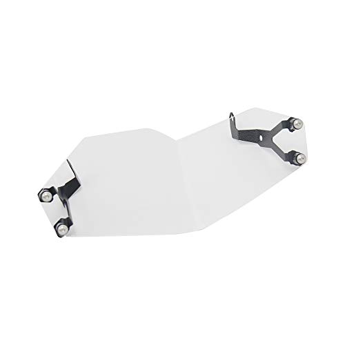 yeacher Capa de farol de acrílico transparente protetor protetor de motocicleta capa protetora apto