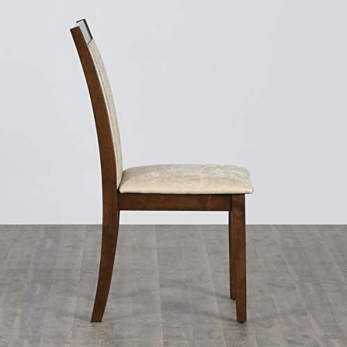 Image of Home Centre | Harmony | Solid Wood | Dining Chairs | Beige | Set of 2 | 1 Year Warranty