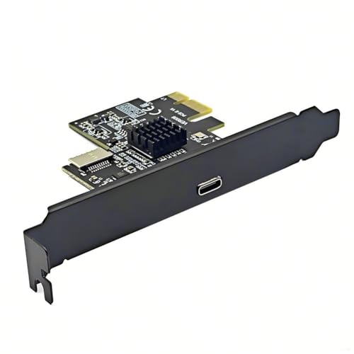 Tarjeta PCIe a USB C y Type E de 10Gbps ASM3142 Controlador Interno para PC 7