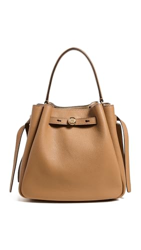 Tory Burch Women's Romy Pebbled Small Bucket Bag