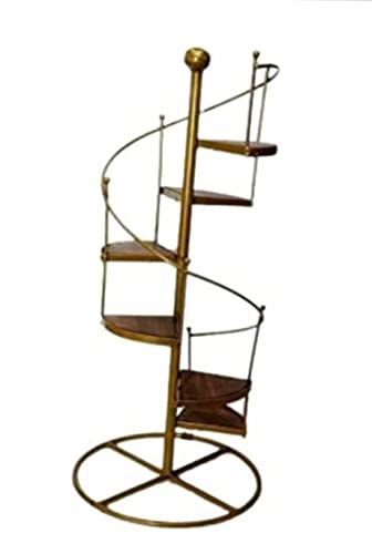 See full amazon price history chart for Incredible Artifacts Wooden and Iron Planter Stand/Flower Pot Stand for Balcony & Living Room in Round Stairs Shape with 6 Ladder. (Golden) Incredible Artifacts Wooden and Iron Planter Stand/Flower Pot Stand for Balcony & Living Room in Round Stairs Shape with 6 Ladder. (Golden) (B09JNWVSXR) Amazon Price History, Amazon Price Tracker