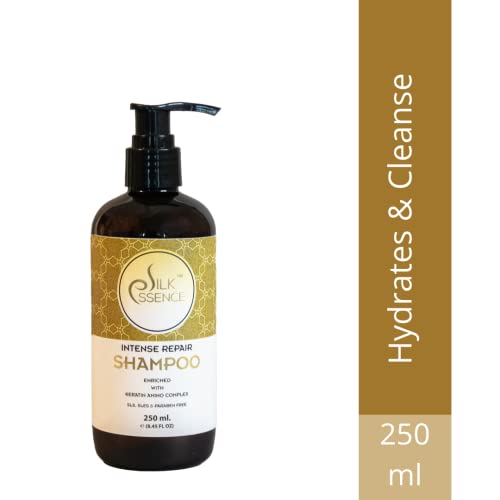 Image of Intense Repair Keratin Shampoo & Conditioner for Men & Women (250ml) / Pack of 2 / Enriched with Keratin Amino Complex /Hair Smoothening /Silicone & Paraben Free /Hair Care Kit