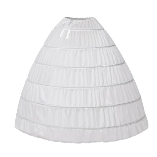 Full A-line 6 Hoop Floor-length Bridal Dress Gown Slip Petticoat3