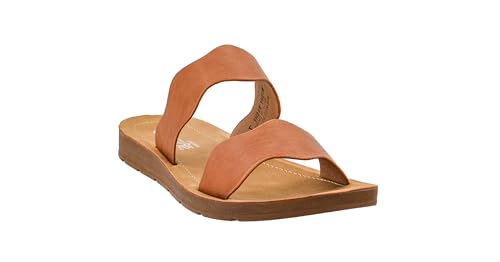 Image of Corkys Footwear Women's Wishy Washy Two Strap Sandal - Trendy and Chic Strap Design, Comfortable, Lightweight, and Durable Summer Sandals for Versatile Fashion