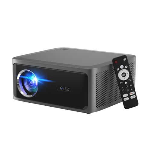 Projetor Full HD 4K 1080P 1000 ANSI Netflix Oficial, Foco Automát...