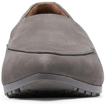 Shoes for Crews Loren, Women's Work Flats, Slip Resistant, Lightweight, Taupe, Size 8 | Image 3
