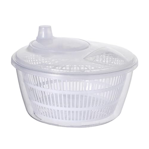 Salad Spinner - Large Lettuce Washer and Cleaner, Fruits Salad Dryer | Vegetable Greens Spinner Kitchen Gadgets, Salad Rinsing Device Leafy Greens Spinner for Efficient Washing of Lettuce and Fruits